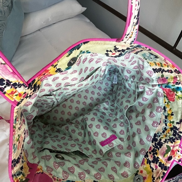 Vera Bradley Multicolor Floral Quilted Tote - Picture 3 of 6